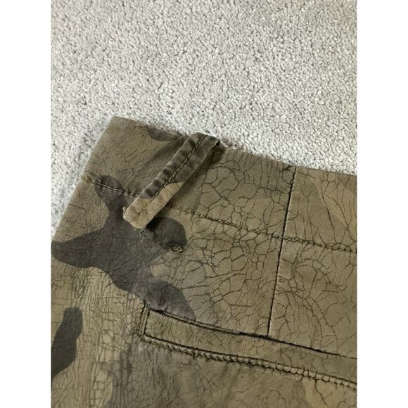 Joe's Jeans Green Camo Utility Skinny Ankle Jeans, Size 27, **1 broken Belt Loop - Picture 3 of 10